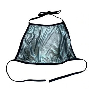 Festival Blue/Gray Crop Top - Rave/ Festival attire